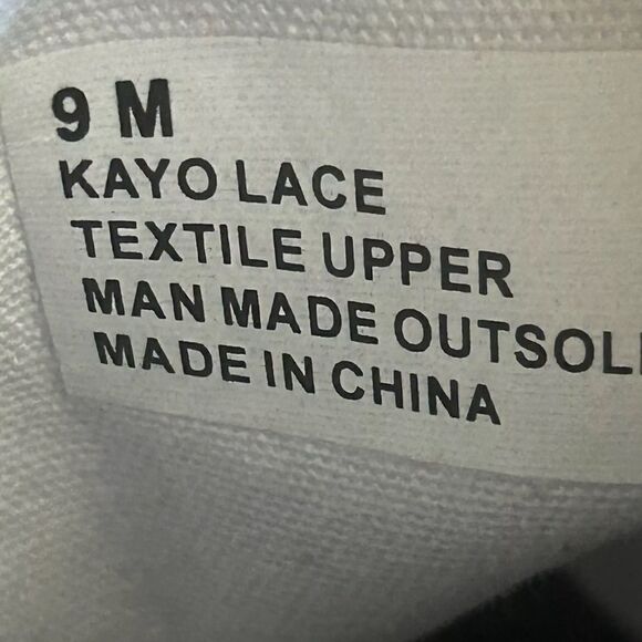 Hurley Kayo Lace Men’s Shoes Lace Up Sneakers Black Size 9 M - Picture 8 of 8